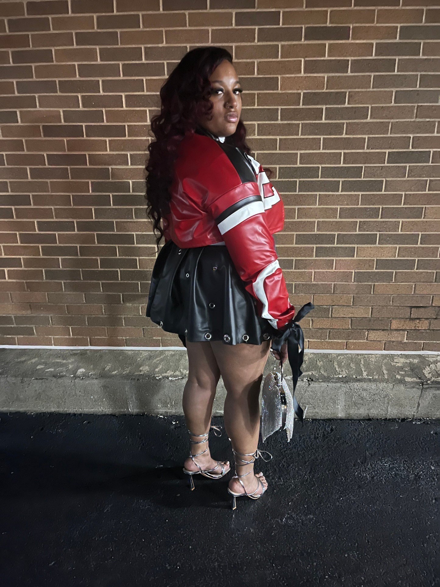 RichGal’s Leather Mini Skirt