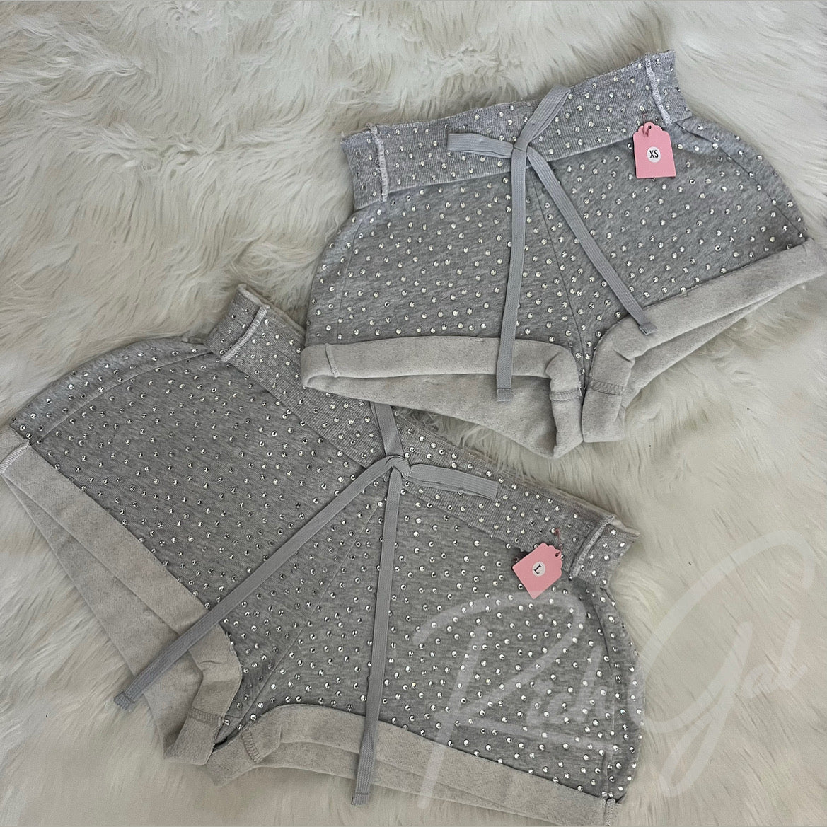 RichGal’s Yummy Rhinestone Mini Shorts