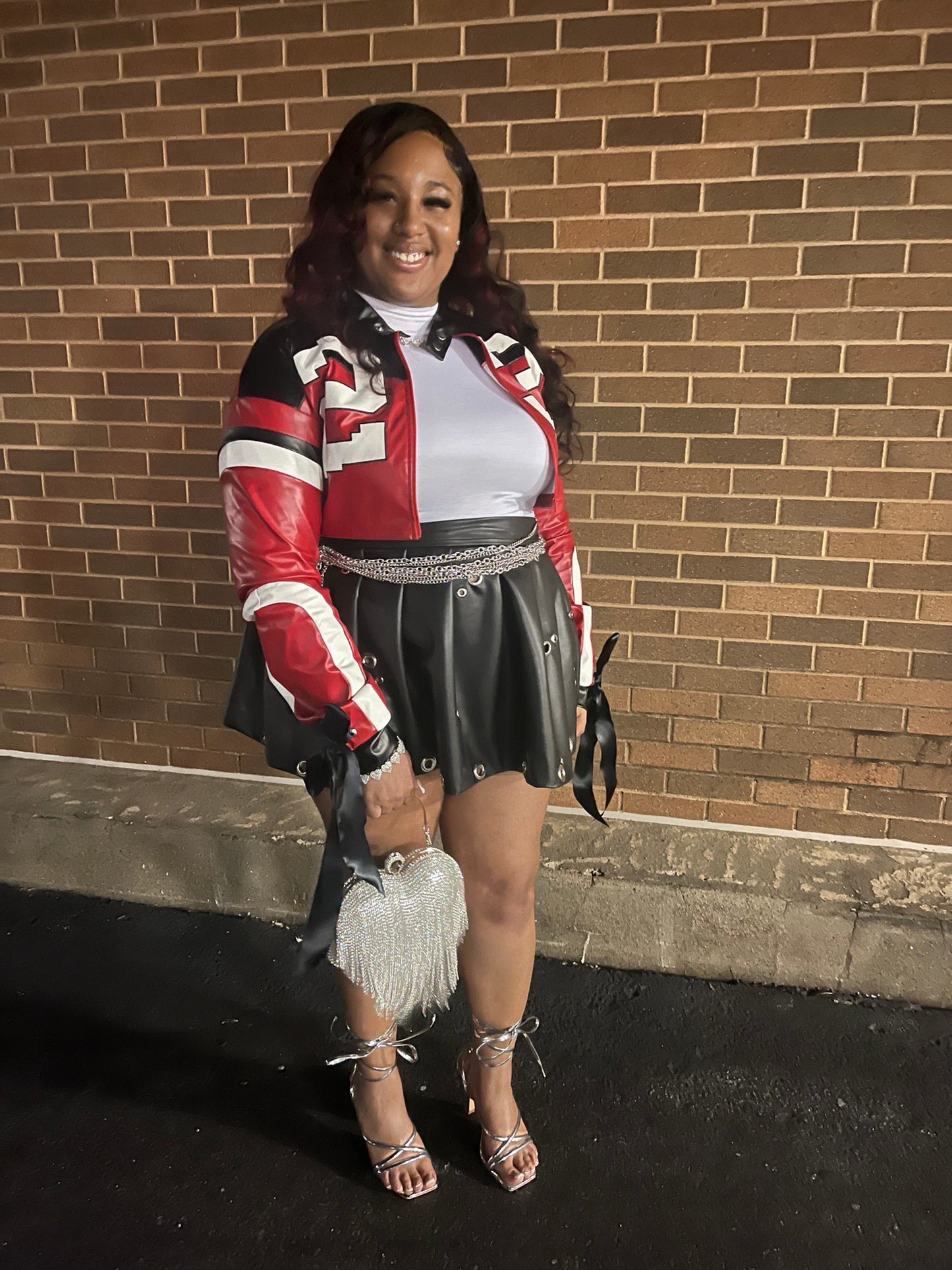 RichGal’s Leather Mini Skirt