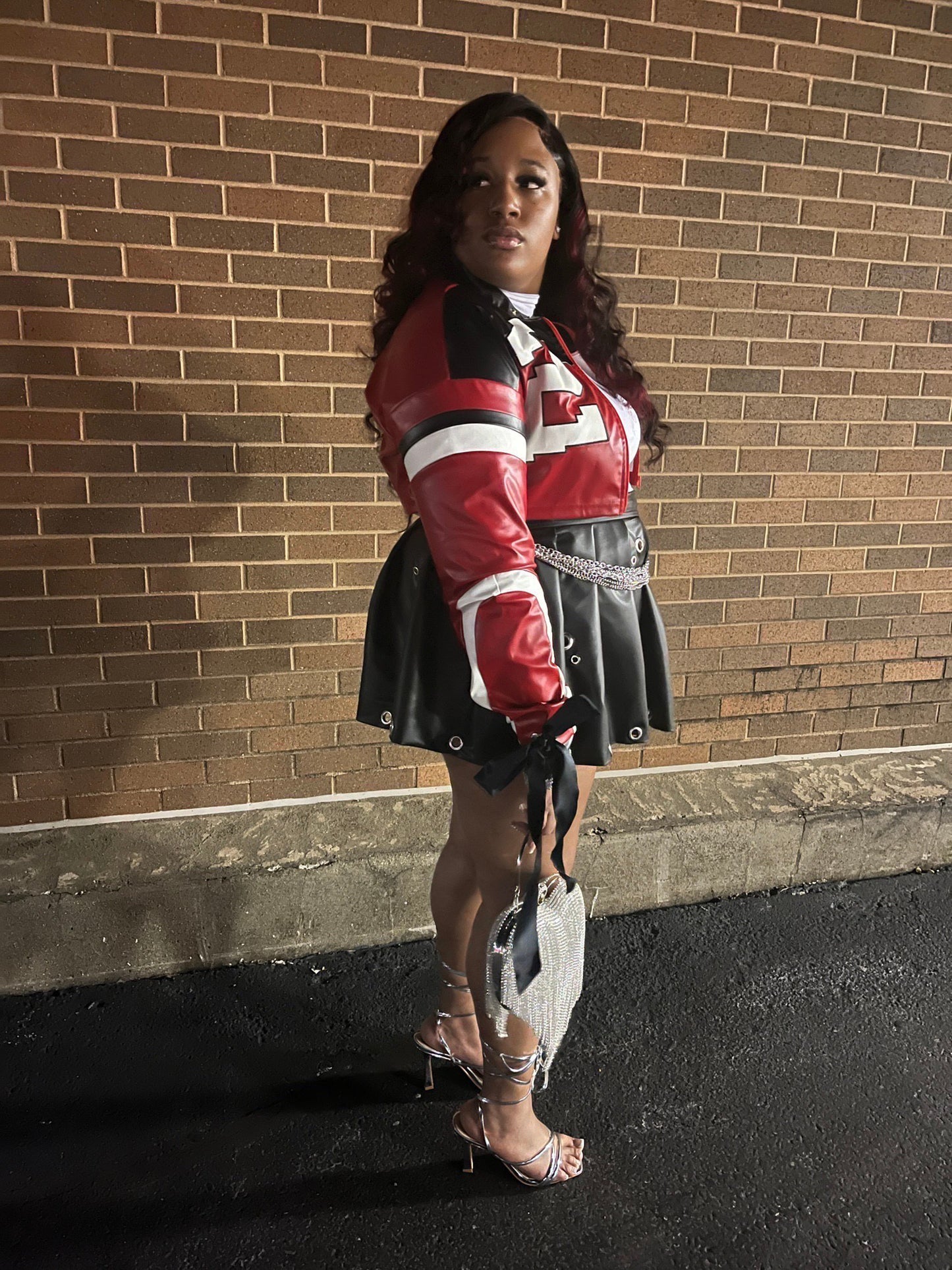 RichGal’s Leather Mini Skirt