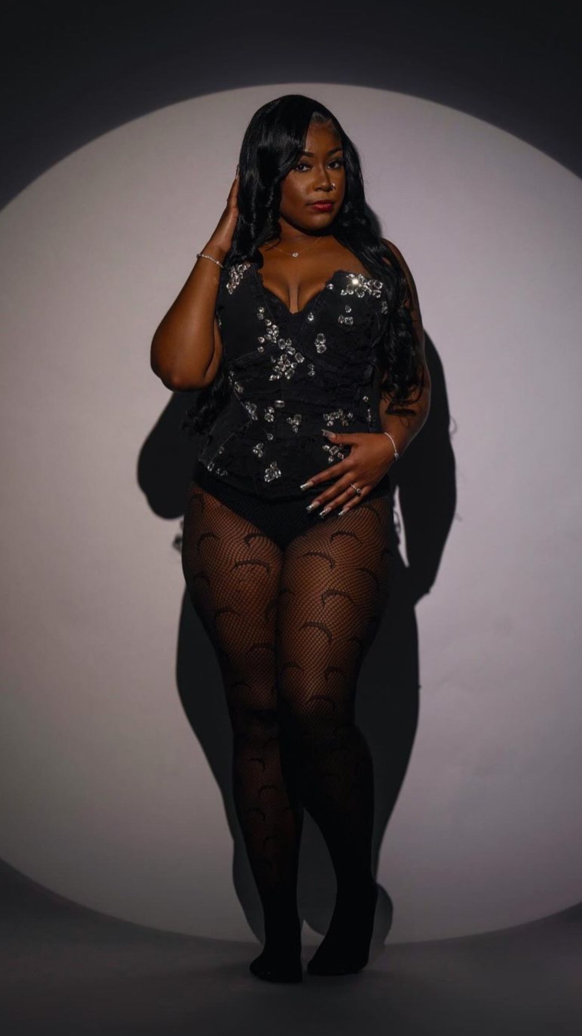 RICHGAL DIAMOND DENIM CORSET (1)