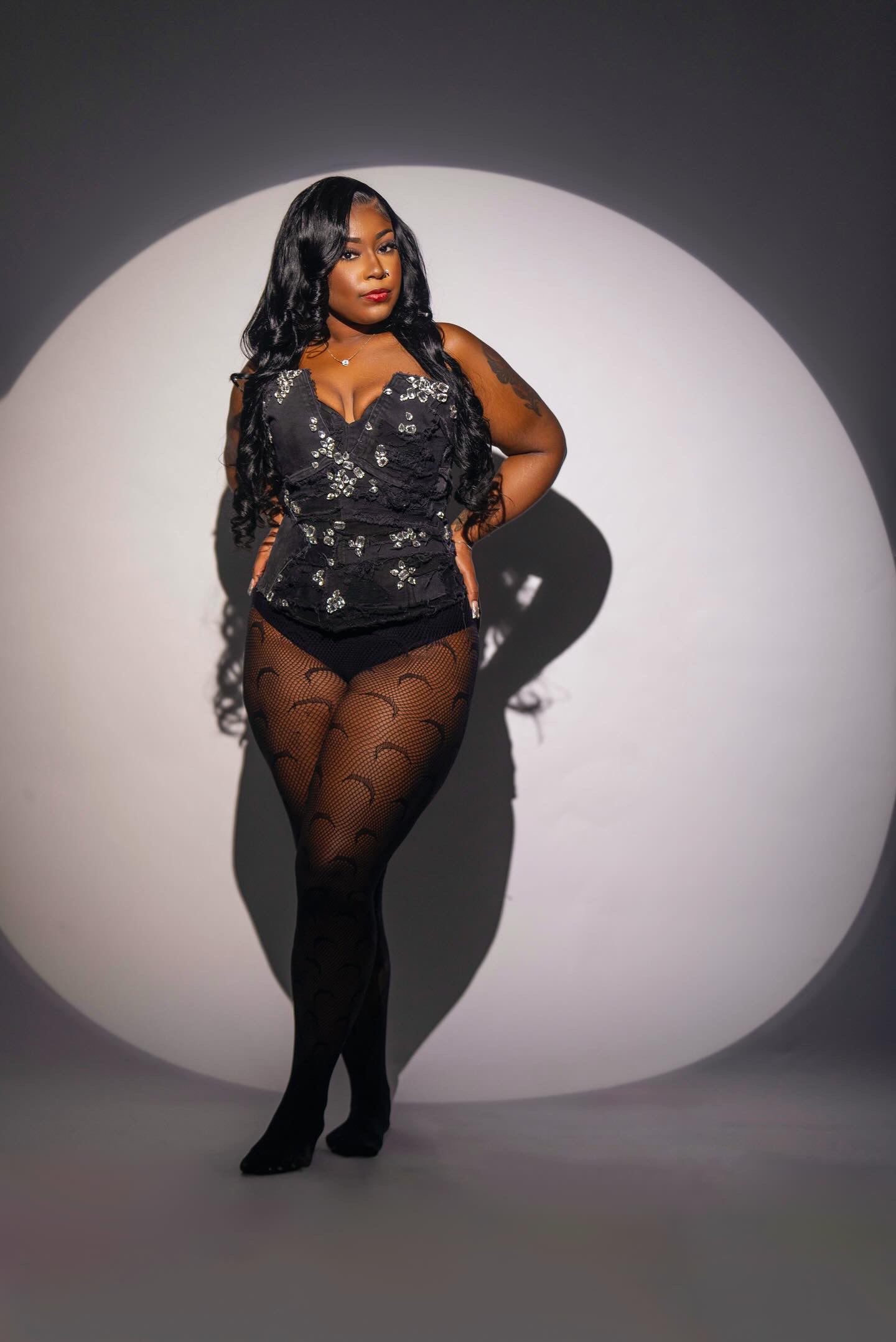 RICHGAL DIAMOND DENIM CORSET (1)