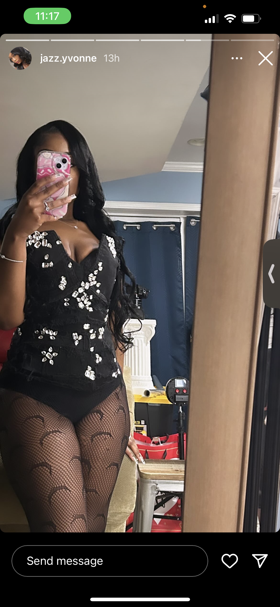 RICHGAL DIAMOND DENIM CORSET (1)