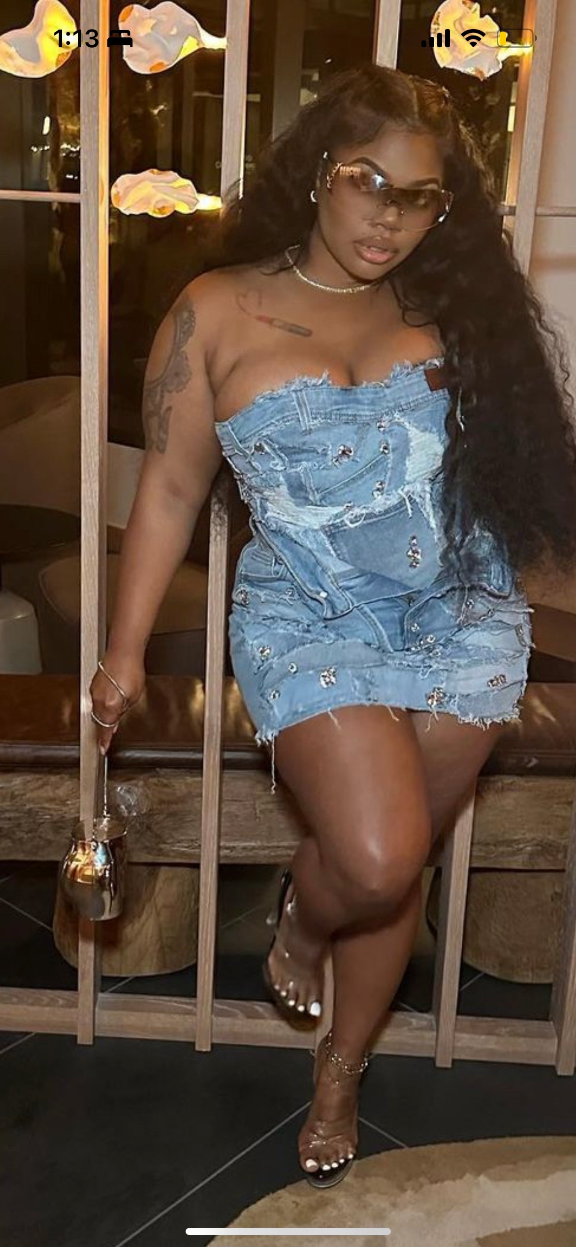 RICHGAL DIAMOND DENIM CORSET (2)