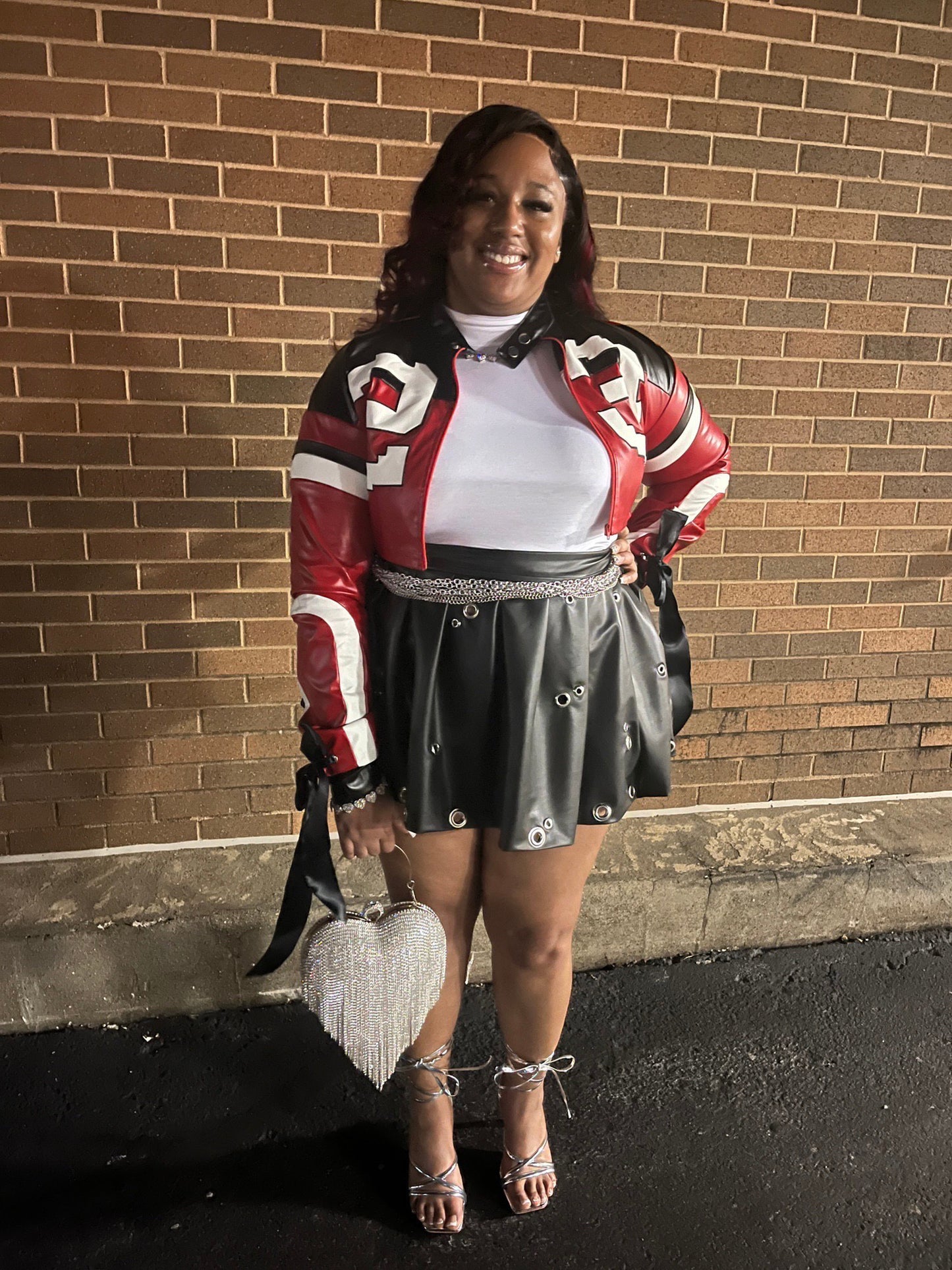 RichGal’s Leather Mini Skirt