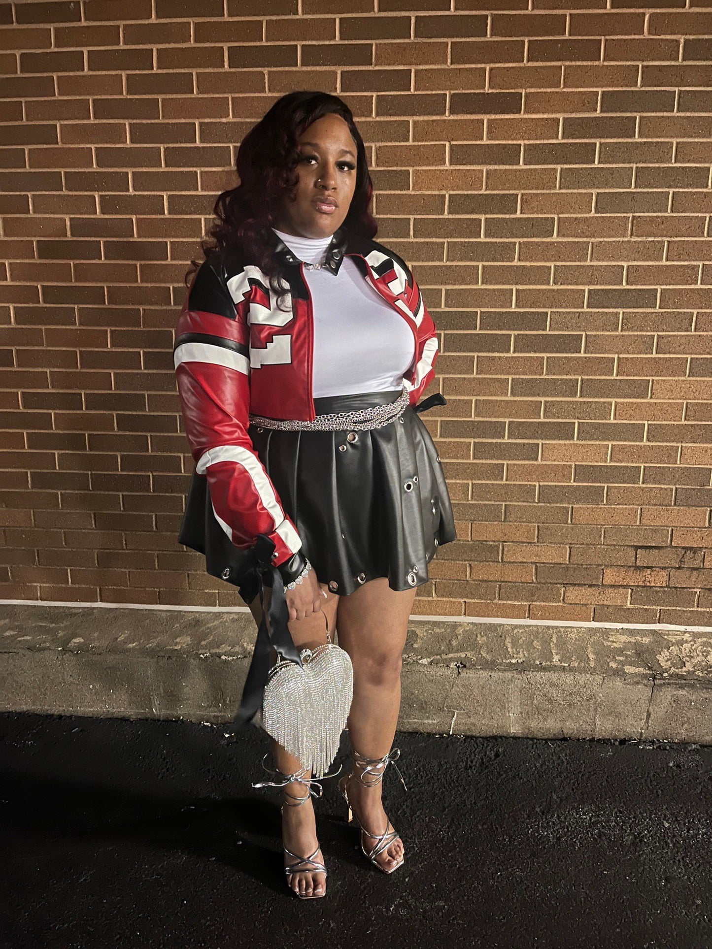 RichGal’s Leather Mini Skirt