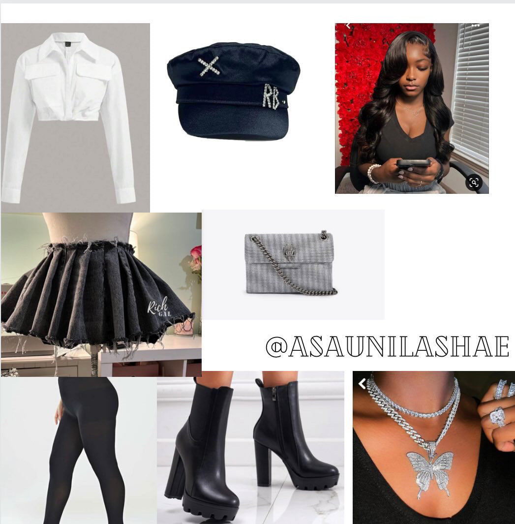 RichGal Pleated Mini Skirt