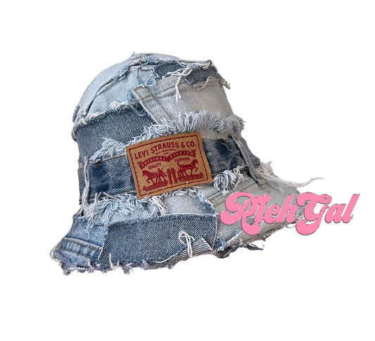 RichGal Custom Demin Bucket Hat