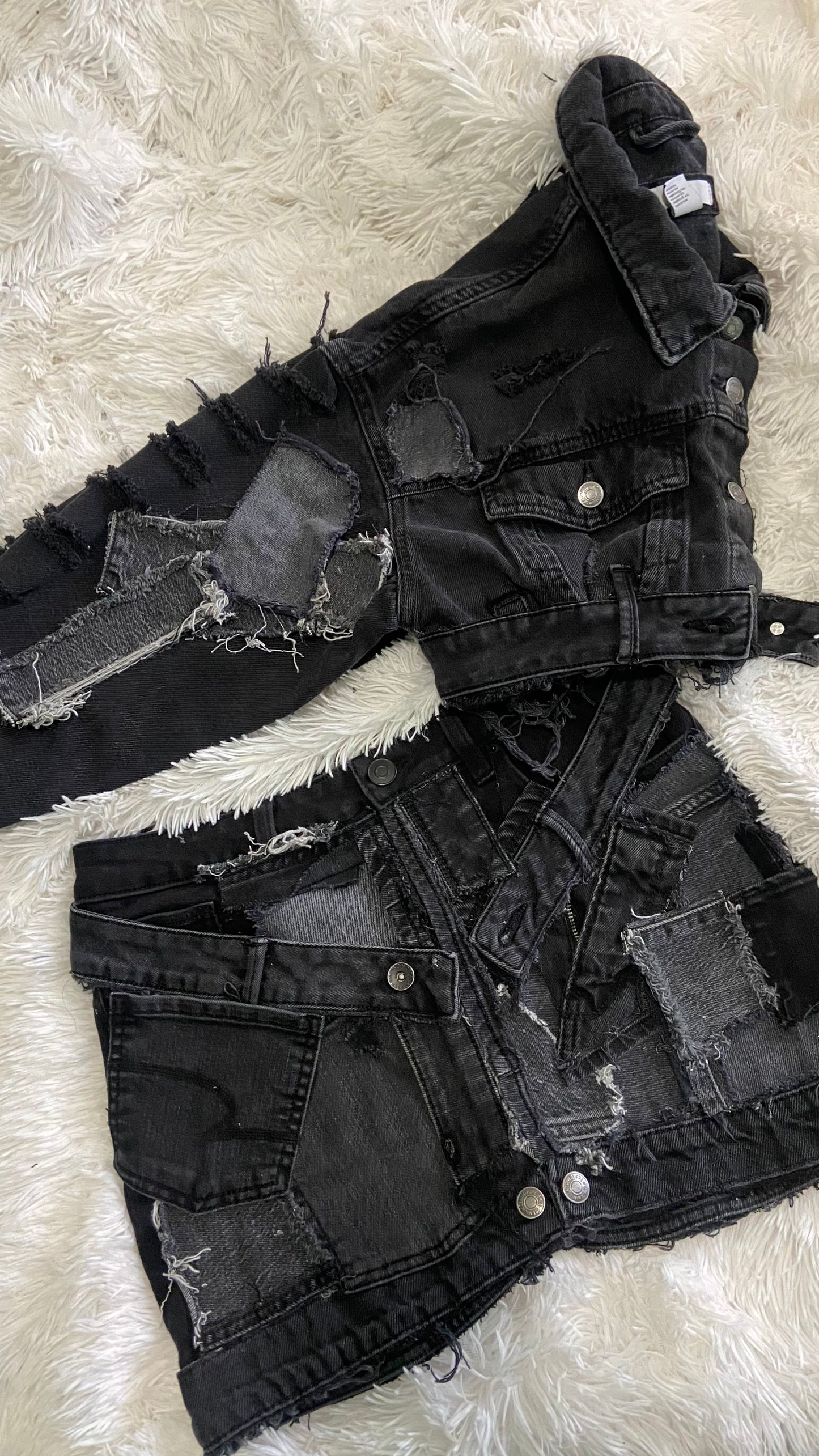 Black Denim RichGal Jacket