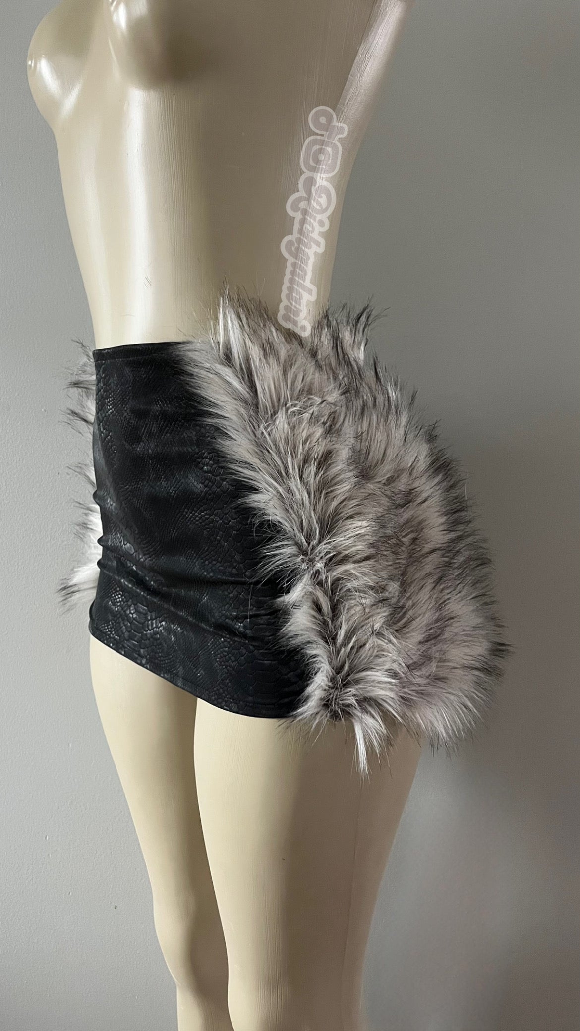 Black RichGal Fur Set