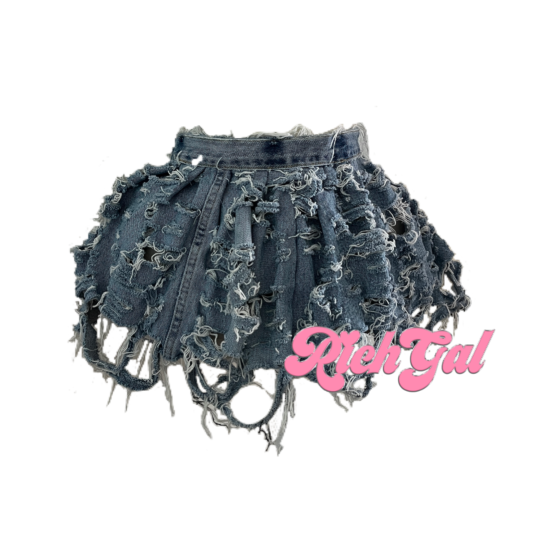 RichGal Pleated Mini Skirt