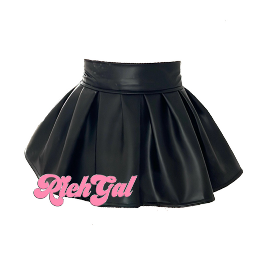 RichGal’s Leather Mini Skirt